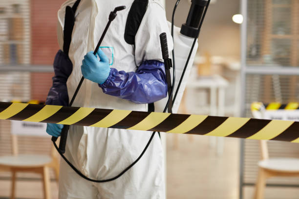 Professional Blood Cleanup technician working in Pomona, CA